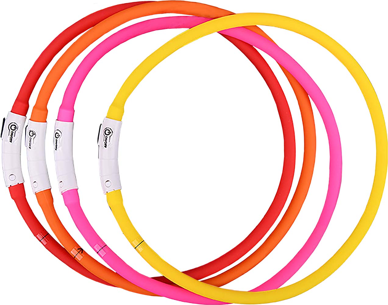 Hem & Boo Flashing Dog Collar – LED Safety for Night Walks