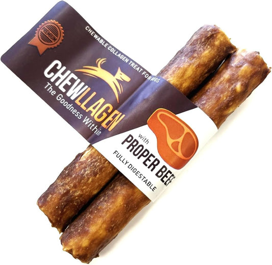 Chewllagen Beef Medium Roll 5" (Pack of 2)