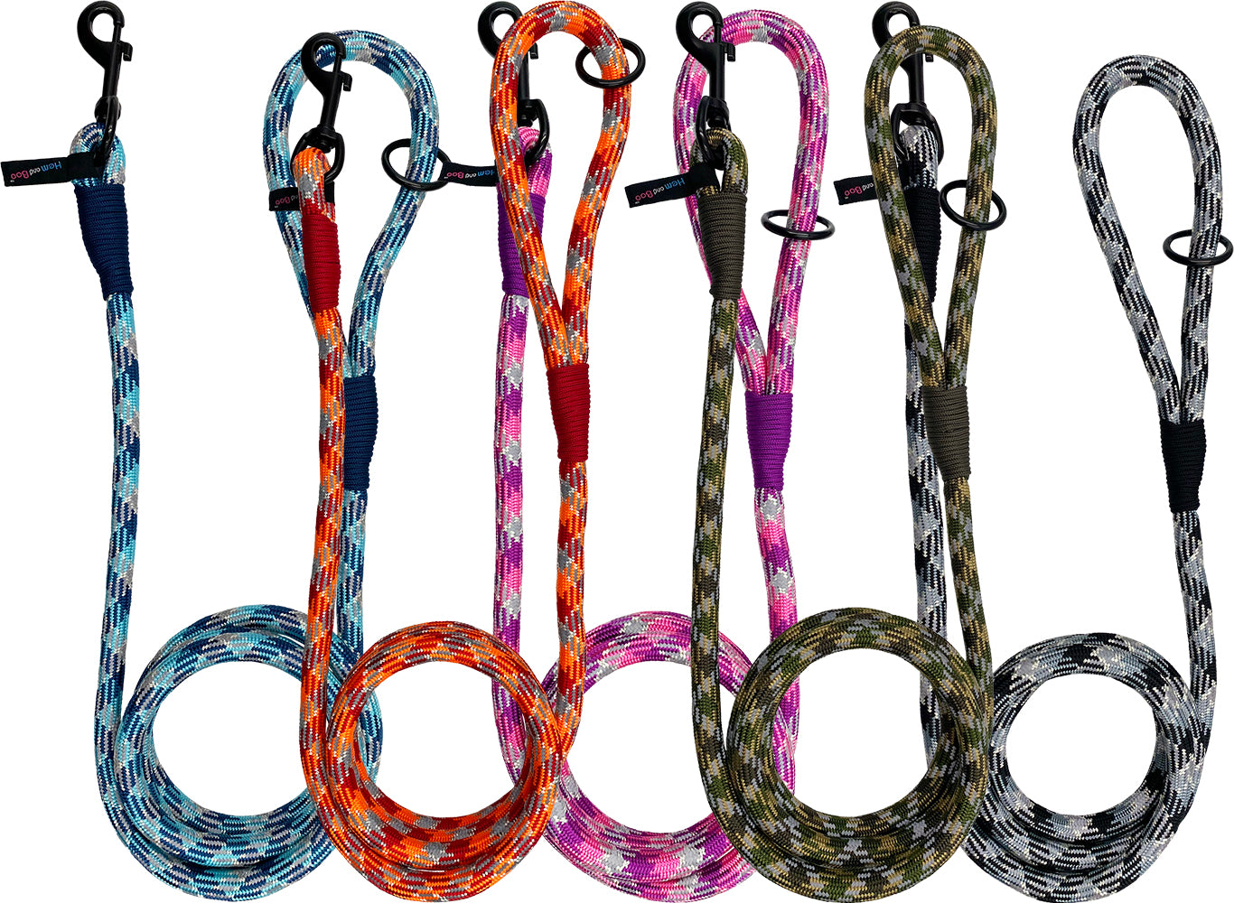 Hem & Boo Performance Rope Trigger Lead – Reflective