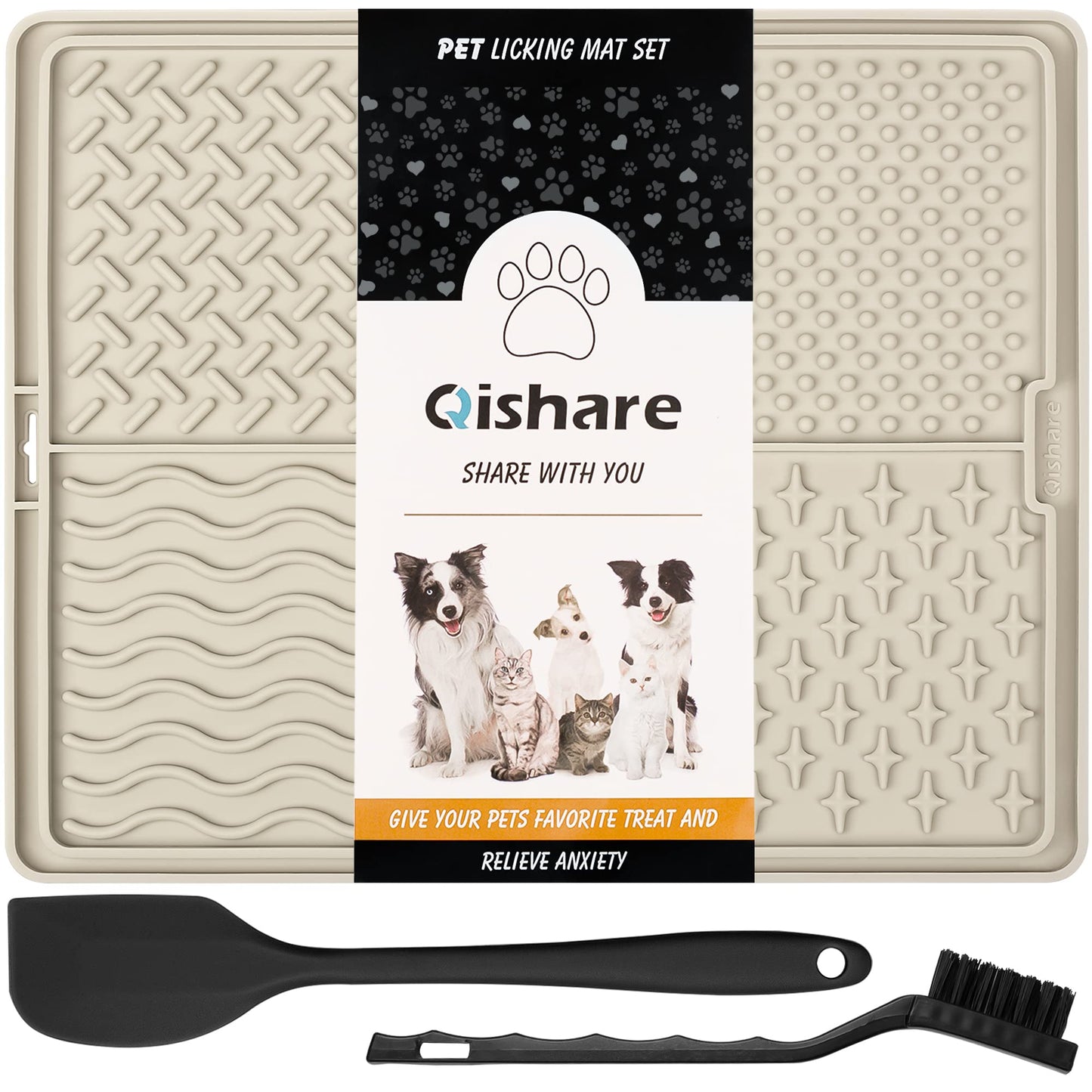 QISHARE LICKY MATS FOR DOGS