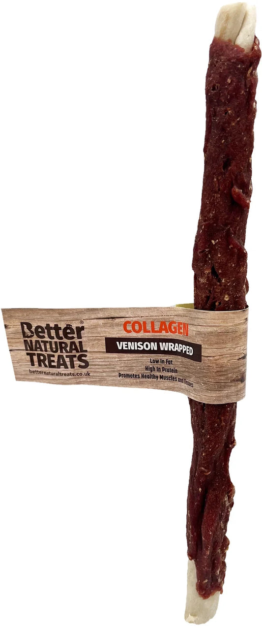 Venison Wrapped Collagen Stick 24cm