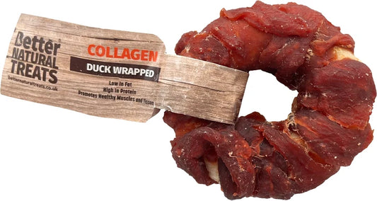 Duck Wrapped Collagen Donuts 7cm