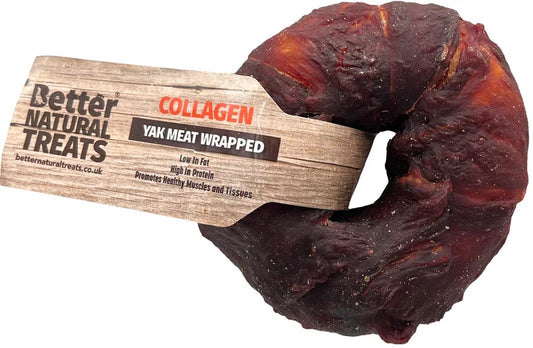 Yak Meat Wrapped Collagen Donut 7cm