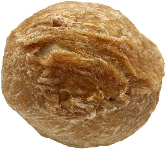 Duck Wrapped Beef Skin Ball with Egg Yolk