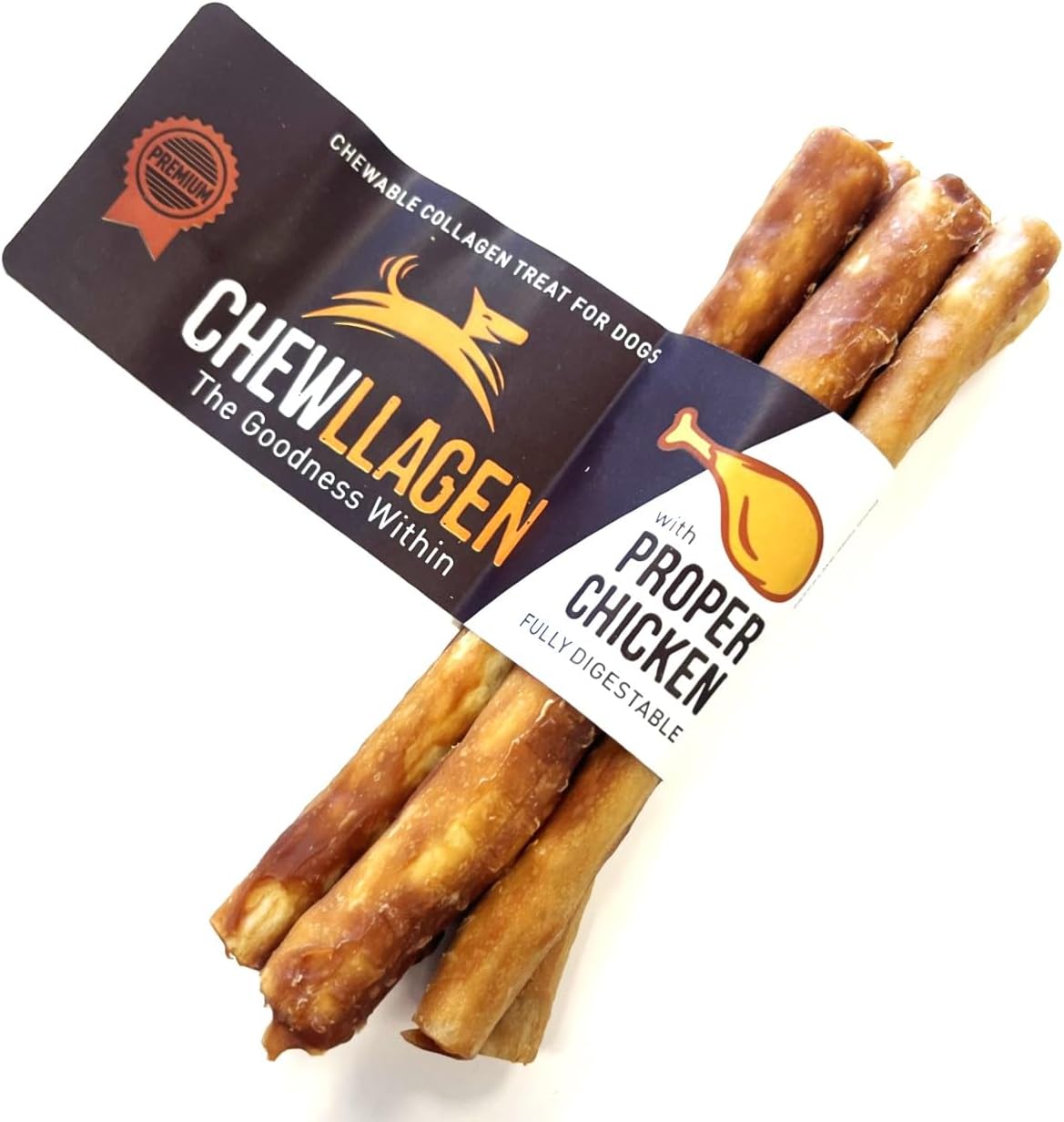 Chewllagen Chicken Mini Roll 5" 10mm (Pack of 5)