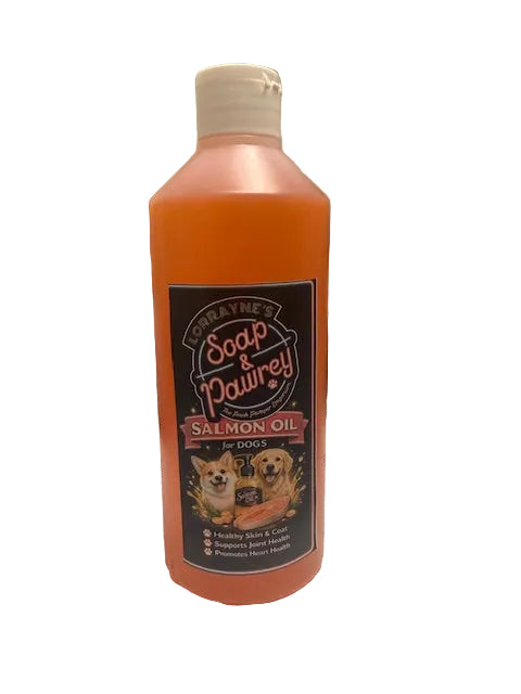 Soap and Pawrey Salmon Oil 500ml-Normally £9.99 Introductory offer £8.00 whilst stocks last